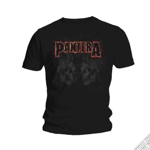 Pantera: Watermarked Skulls (T-Shirt Unisex Tg. S) gioco di Rock Off