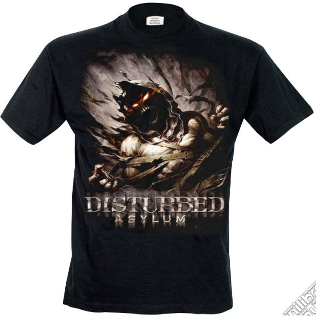Disturbed - Asylum Mens (T-Shirt Uomo S) gioco di Rock Off