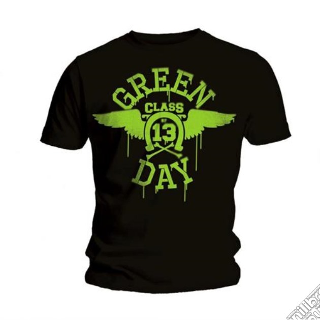 Green Day: Neon Black (T-Shirt Unisex Tg. S) gioco di Rock Off