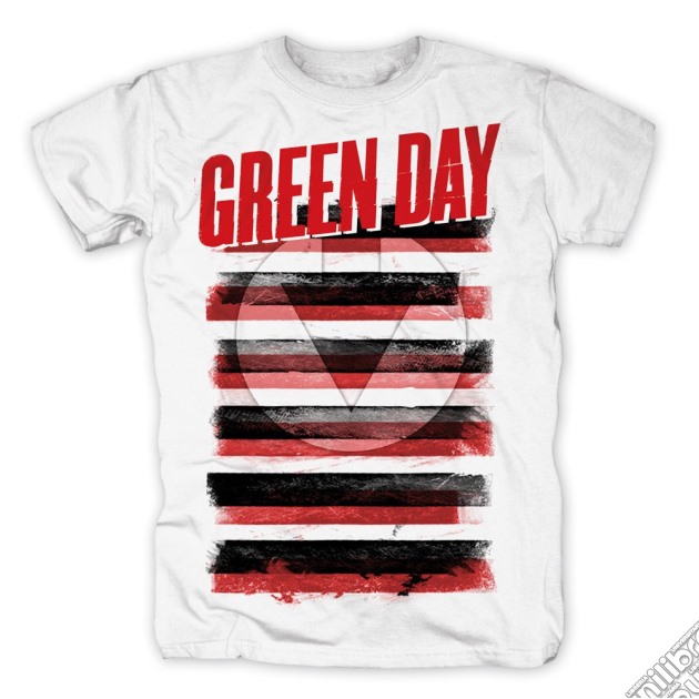 Green Day - Black White & Red Allover (Unisex Tg. L) gioco di Rock Off
