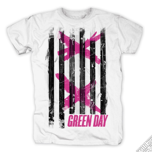 Green Day - Double X Stripes (Unisex Tg. S) gioco di Rock Off