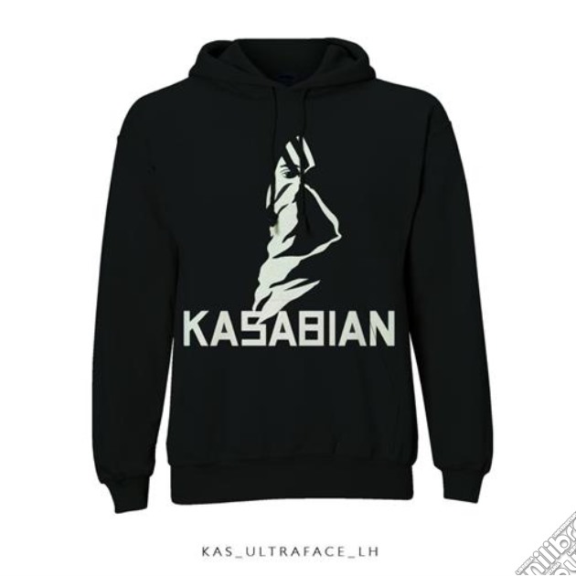 Kasabian: Ultra Face (Felpa Con Cappuccio Unisex Tg. M) gioco di Rock Off