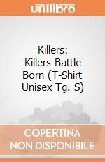 Killers: Killers Battle Born (T-Shirt Unisex Tg. S) gioco di Rock Off