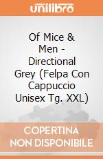 Of Mice & Men - Directional Grey (Felpa Con Cappuccio Unisex Tg. XXL) gioco