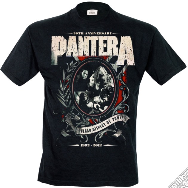 Pantera - Anniversary Shield (T-Shirt Uomo S) gioco di Rock Off