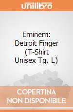Eminem: Detroit Finger (T-Shirt Unisex Tg. L) gioco di Rock Off