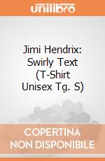 Jimi Hendrix: Swirly Text (T-Shirt Unisex Tg. S) gioco di Rock Off