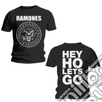 Ramones: Rock Off - Back Print Hey Ho Black (T-Shirt Unisex Tg. M) giochi