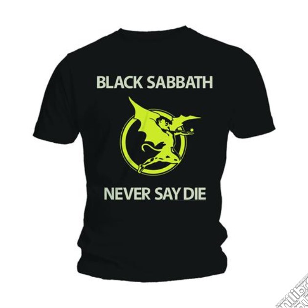 Black Sabbath: Never Say Die (T-Shirt Unisex Tg. M) gioco di Rock Off