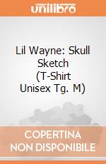 Lil Wayne: Skull Sketch (T-Shirt Unisex Tg. M) gioco di Rock Off