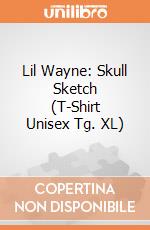 Lil Wayne: Skull Sketch (T-Shirt Unisex Tg. XL) gioco di Rock Off