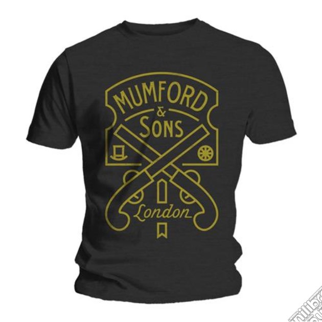 Mumford & Sons - Pistol Label (Unisex Tg. S) gioco di Rock Off