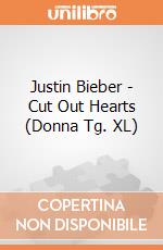 Justin Bieber - Cut Out Hearts (Donna Tg. XL) gioco di Rock Off