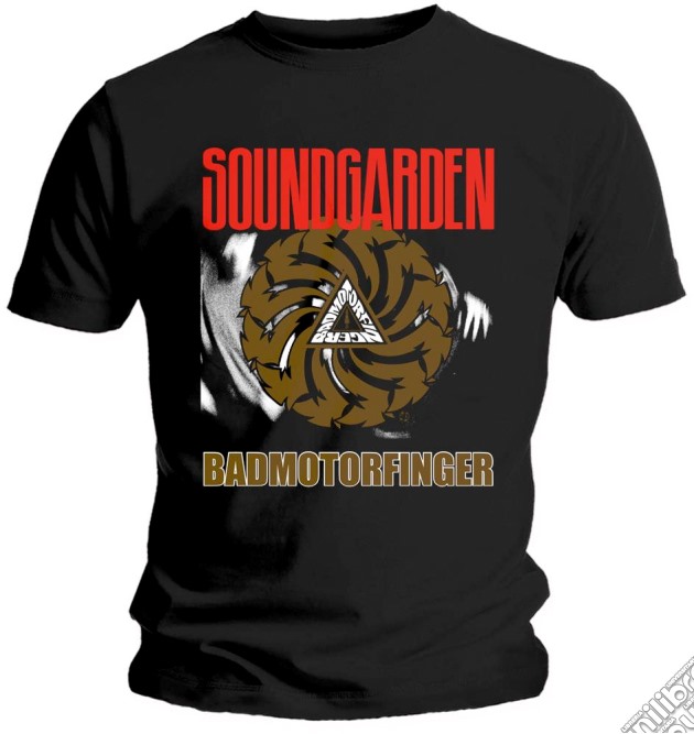 Soundgarden: Badmotor Finger (T-Shirt Unisex Tg. M) gioco di Rock Off Retail Limited