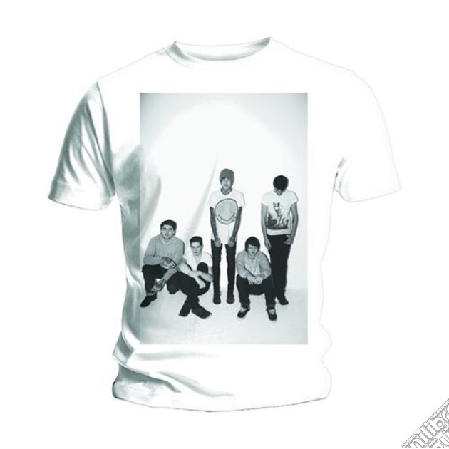 Bring Me The Horizon: Group Shot White (T-Shirt Unisex Tg. M) gioco di Rock Off