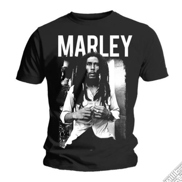 Bob Marley - Black & White (Unisex Tg. L) gioco di Rock Off