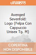 Avenged Sevenfold: Logo (Felpa Con Cappuccio Unisex Tg. M) gioco di Rock Off