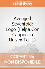 Avenged Sevenfold: Logo (Felpa Con Cappuccio Unisex Tg. L) gioco di Rock Off