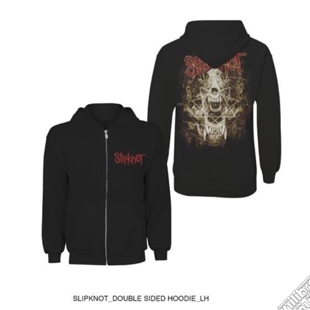 Slipknot: Skull Teeth (Felpa Con Cappuccio Unisex Tg. S) gioco di Rock Off