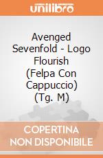 Avenged Sevenfold - Logo Flourish (Felpa Con Cappuccio) (Tg. M) gioco di Rock Off