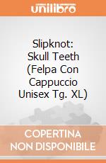 Slipknot: Skull Teeth (Felpa Con Cappuccio Unisex Tg. XL) gioco di Rock Off