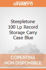 Steepletone 100 Lp Record Storage Carry Case Blue gioco di Steepletone