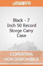 Black - 7 Inch 50 Record Storge Carry Case gioco di Steepletone