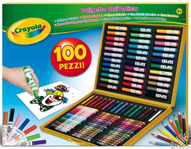Crayola Valigetta dell'Artista 100pz gioco di CREA