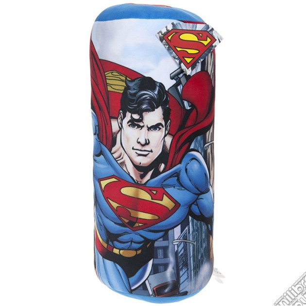 Superman - Character Bolster Cushion Multicolor 40 Cm - Cuscino Rotolo 40 Cm gioco di TimeCity