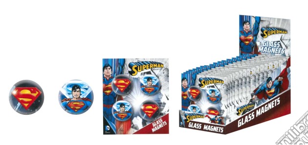 Dc Comics: Superman - 4 Magneti In Vetro gioco