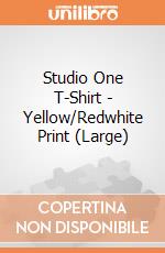 Studio One T-Shirt - Yellow/Redwhite Print (Large) gioco