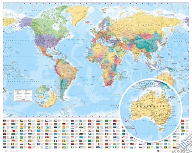 World Map - 2012 (Poster Mini 40x50 Cm) gioco di GB Eye