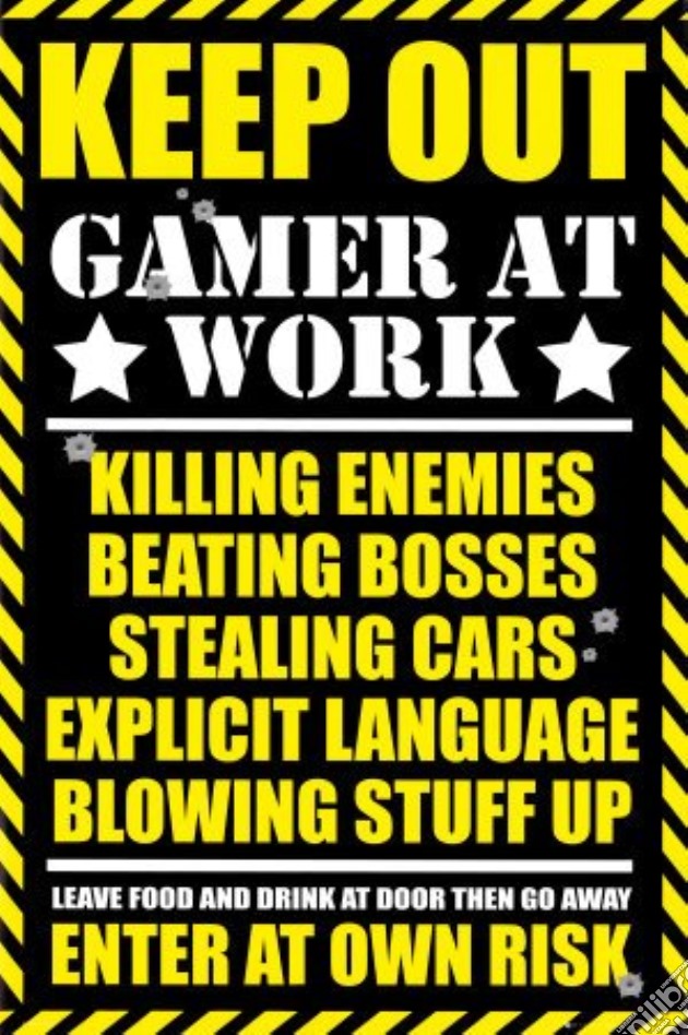 Gaming - Keep Out (Poster Maxi 61x91,5 Cm) gioco di GB Eye