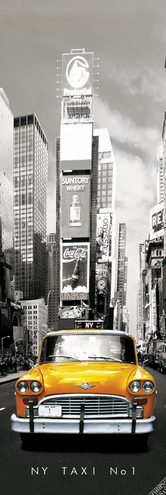 New York - Taxi No 1 (Poster Da Porta 53x158 Cm) gioco di GB Eye
