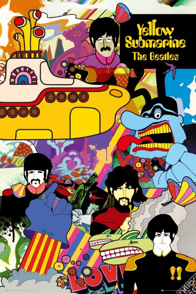 Beatles (The) - Yellow Submarine (Poster Maxi 61x91,5 Cm) gioco di GB Eye