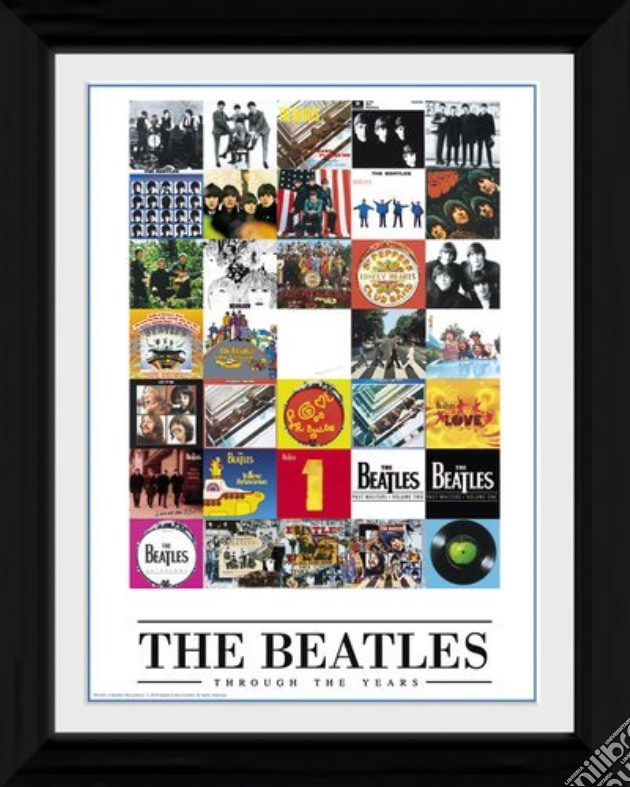 Beatles (The): Gb Eye - Through The Years (Framed Print 30x40 Cm / Stampa In Cornice) gioco