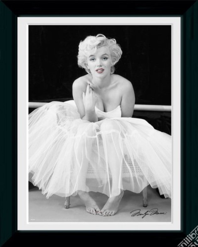 Marilyn Monroe - Ballerina - Framed Photo 30x40 Cm gioco