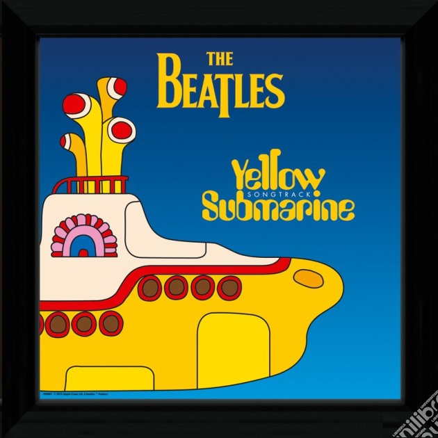 Beatles (The) - Yellow Submarine 1 (Foto In Cornice 30x30 Cm) gioco