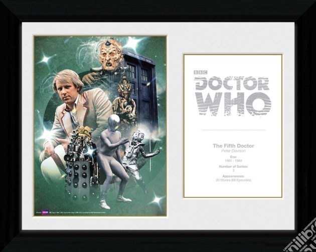 Doctor Who: 5th Doctor Peter Davison (Stampa In Cornice 30x40cm) gioco