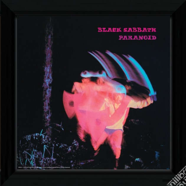 Black Sabbath - Paranoid (Foto In Cornice 30x30 Cm) gioco
