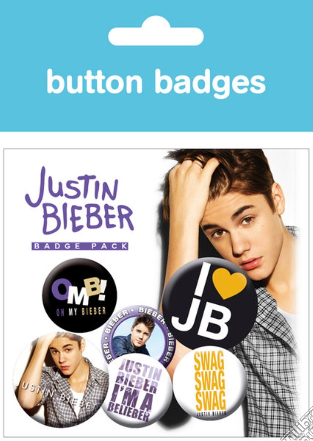 Justin Bieber - Badgepack gioco di GB Posters