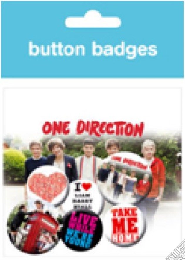 One Direction - Badge Pack Album gioco di Ambrosiana Trading Company