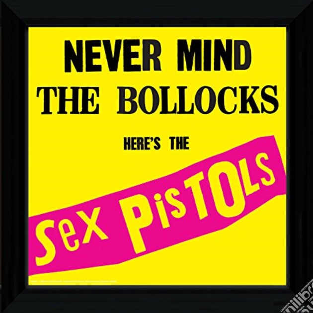 Sex Pistols - Nevermind The Bollocks (Foto In Cornice 30x30 Cm) gioco