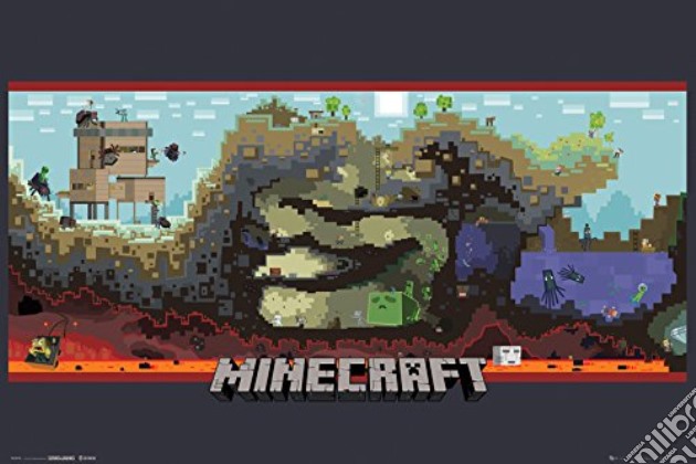 Minecraft - Underground (Poster Maxi 61x91,5 Cm) gioco di GB Eye