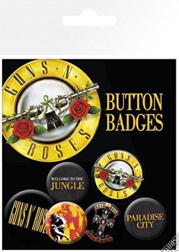 Guns N' Roses: Gb Eye - Lyrics And Logos (Badge Pack) gioco