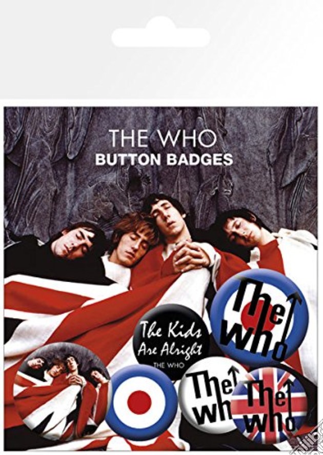 The Who - Lyrics And Logos (badge Pack) gioco