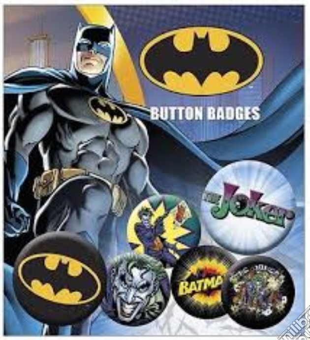 Batman Comic - Logo And Joker (badge Pack) gioco