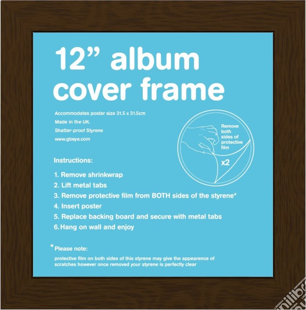 Gb Walnut Frame - Album - 31.5x31.5cm - Eton (Cornice) gioco