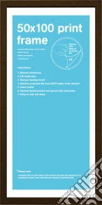 Gb Walnut Frame - Pdq - 50x100cm - Eton (Cornice)