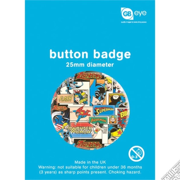 Dc Comics - Pattern (Button Badge) gioco